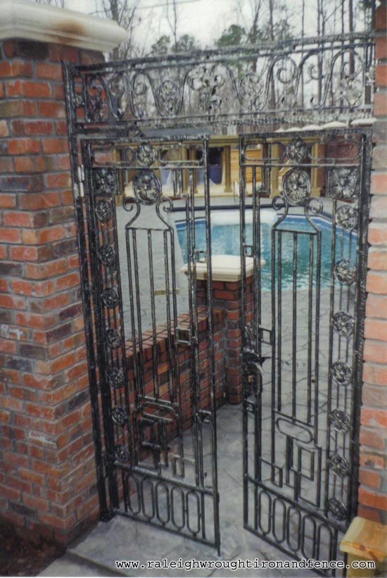 Raleigh Wrought Iron and Fence Co. Custom Wrought Iron Gates in Raleigh NC, Durham, Chapel Hill